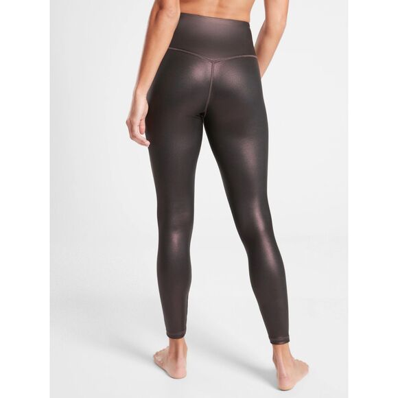 Athleta Elation Ultra High Rise Shimmer Tight Small - Picture 1 of 6